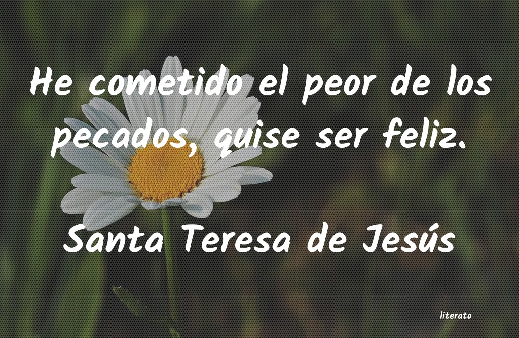 frases de Santa Teresa de Jesús