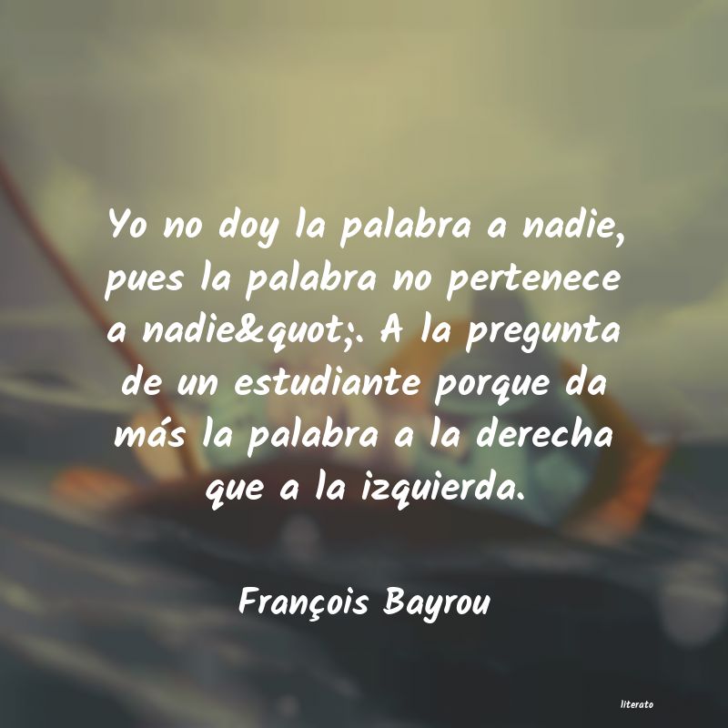 Frases de François Bayrou