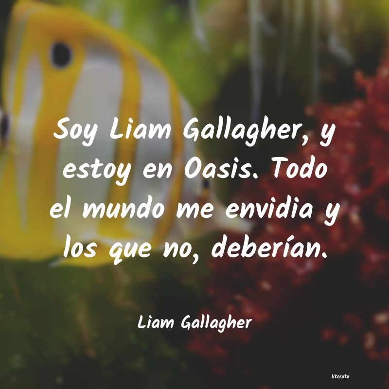 Frases de Liam Gallagher