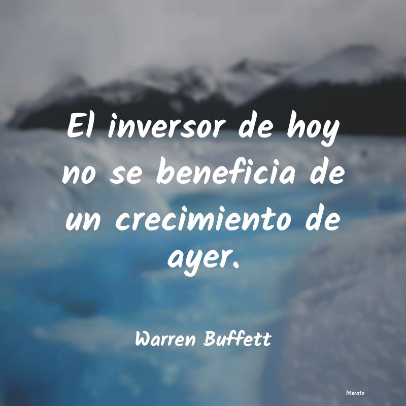 frases de Warren Buffett