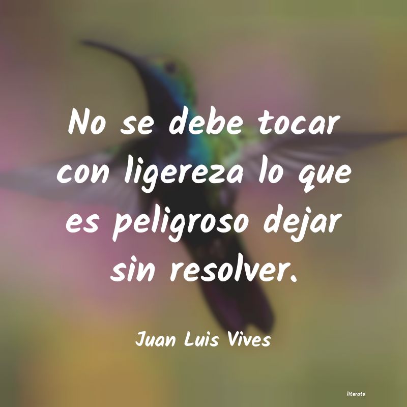 Frases de Juan Luis Vives