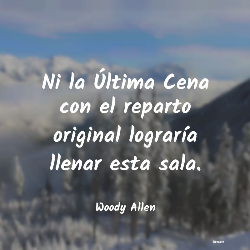 Frases de Woody Allen