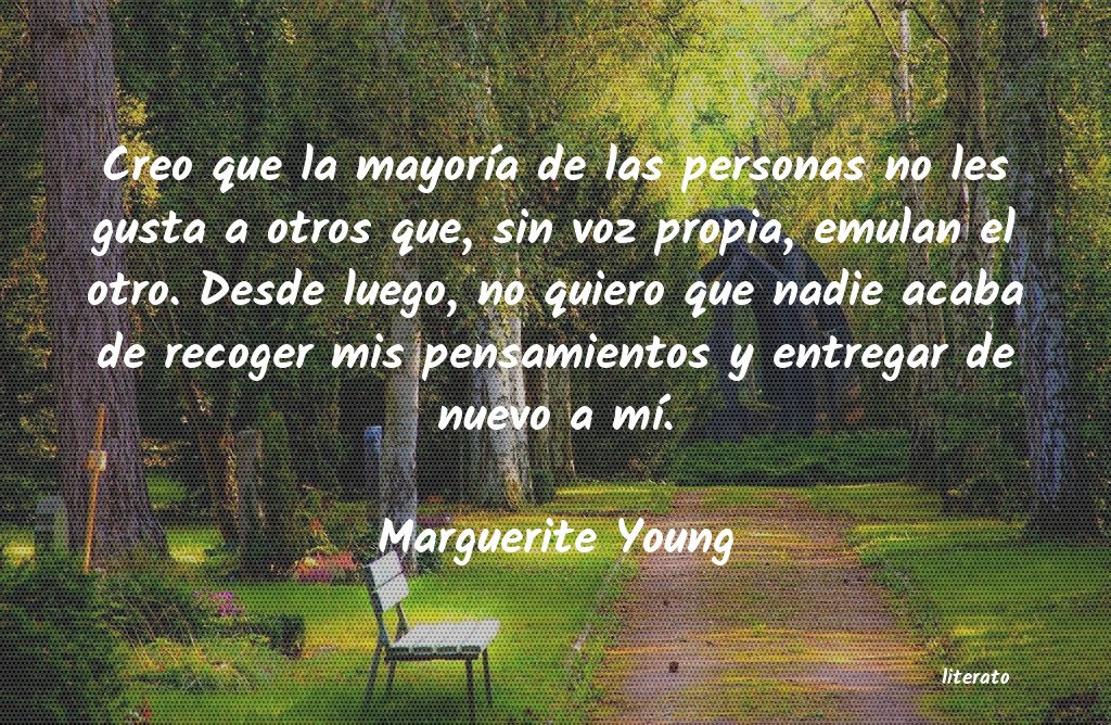 frases de Marguerite Young