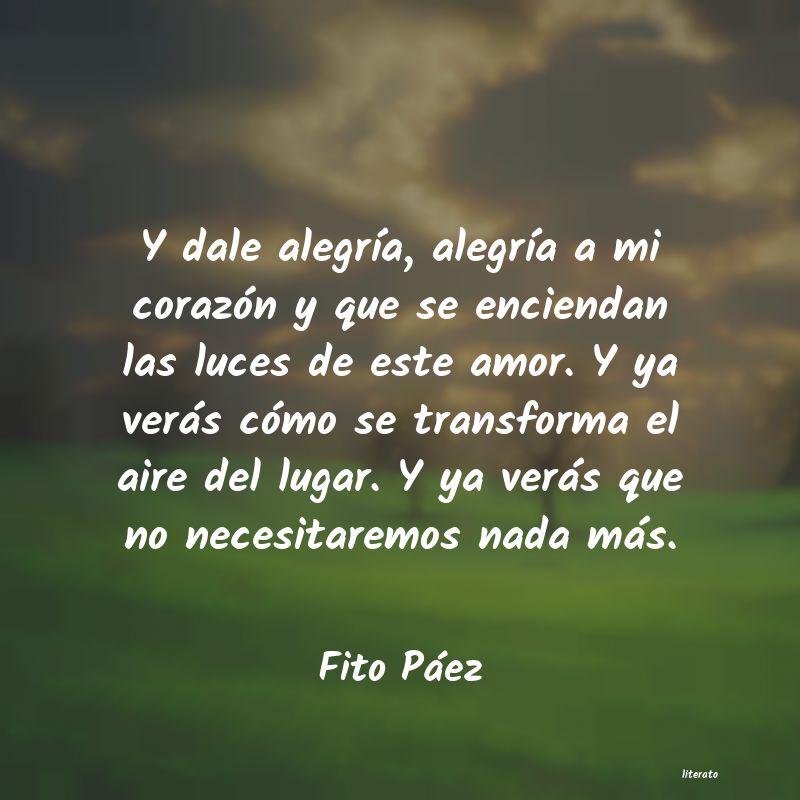 Frases de Fito Páez