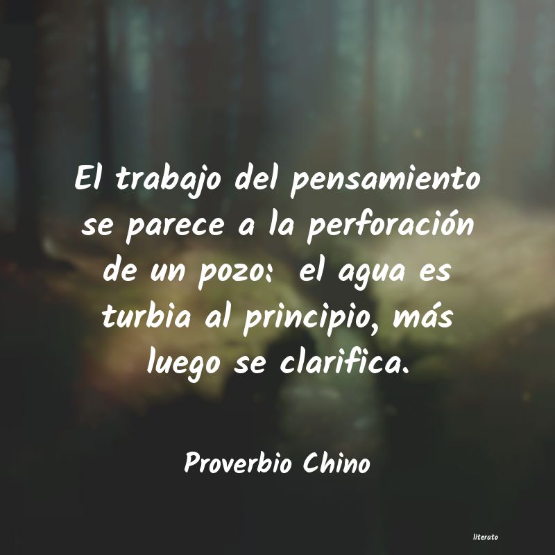 Frases de Proverbio Chino