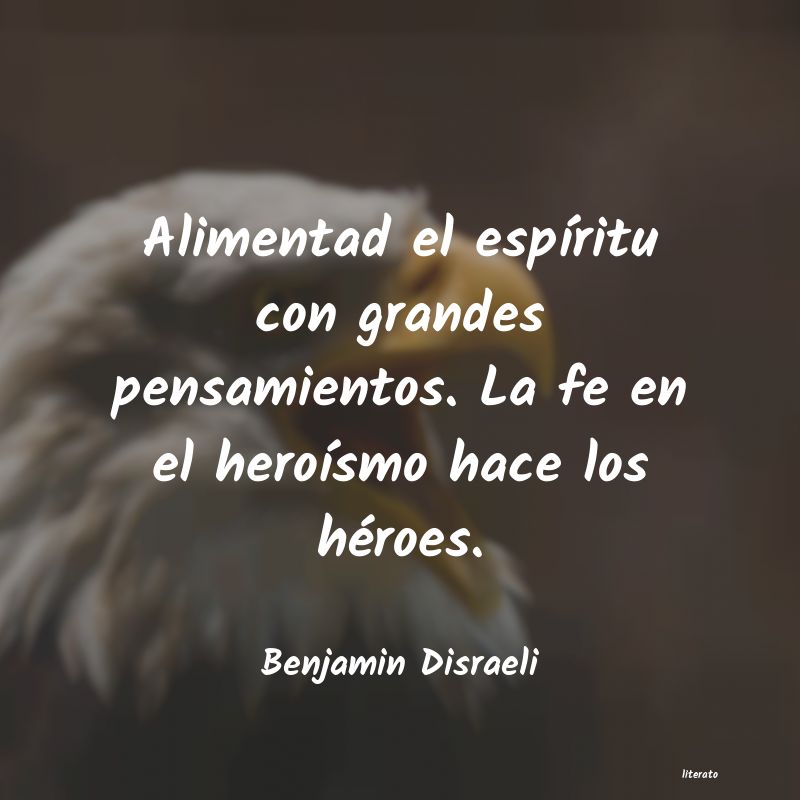 frases de Benjamin Disraeli