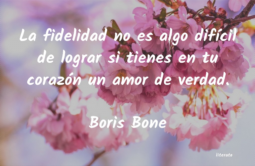 Frases de Boris Bone
