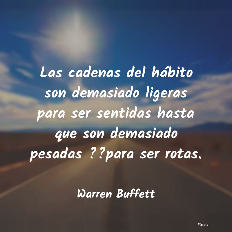 frases de Warren Buffett