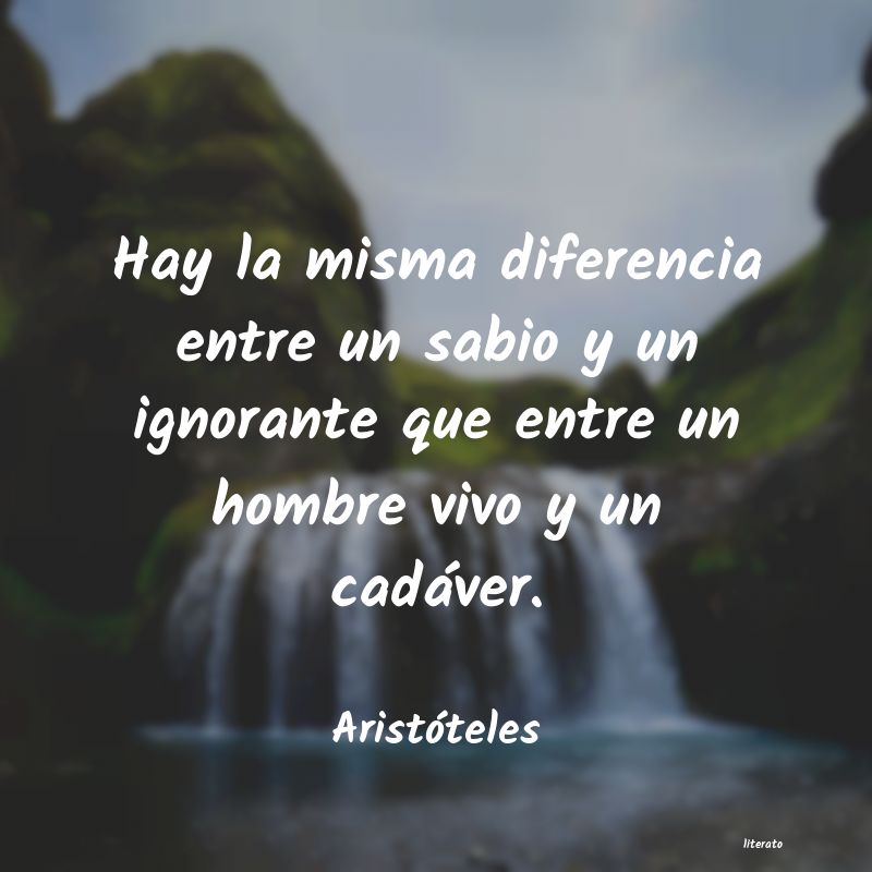 Frases de Aristóteles