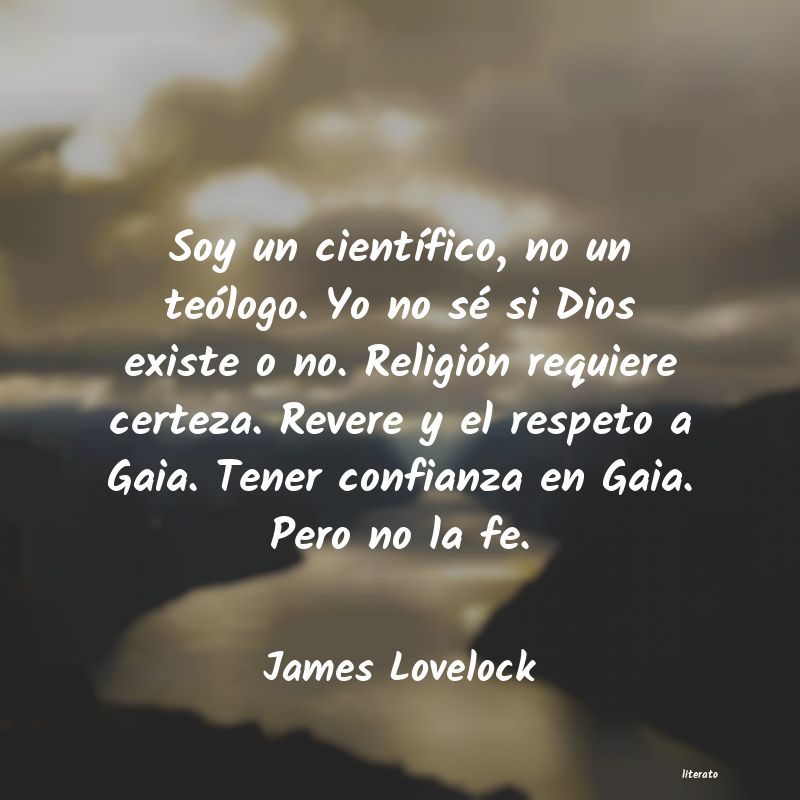 Frases de James Lovelock