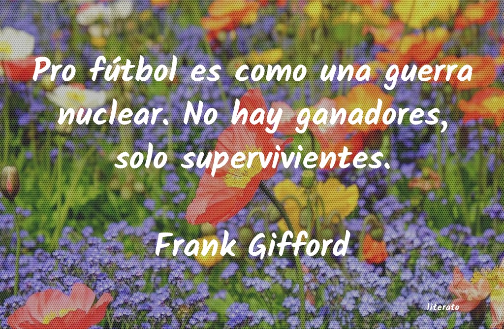 Frases de Frank Gifford
