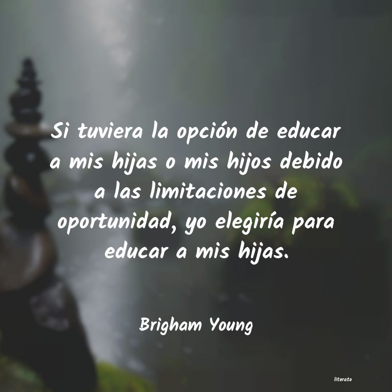 frases de Brigham Young