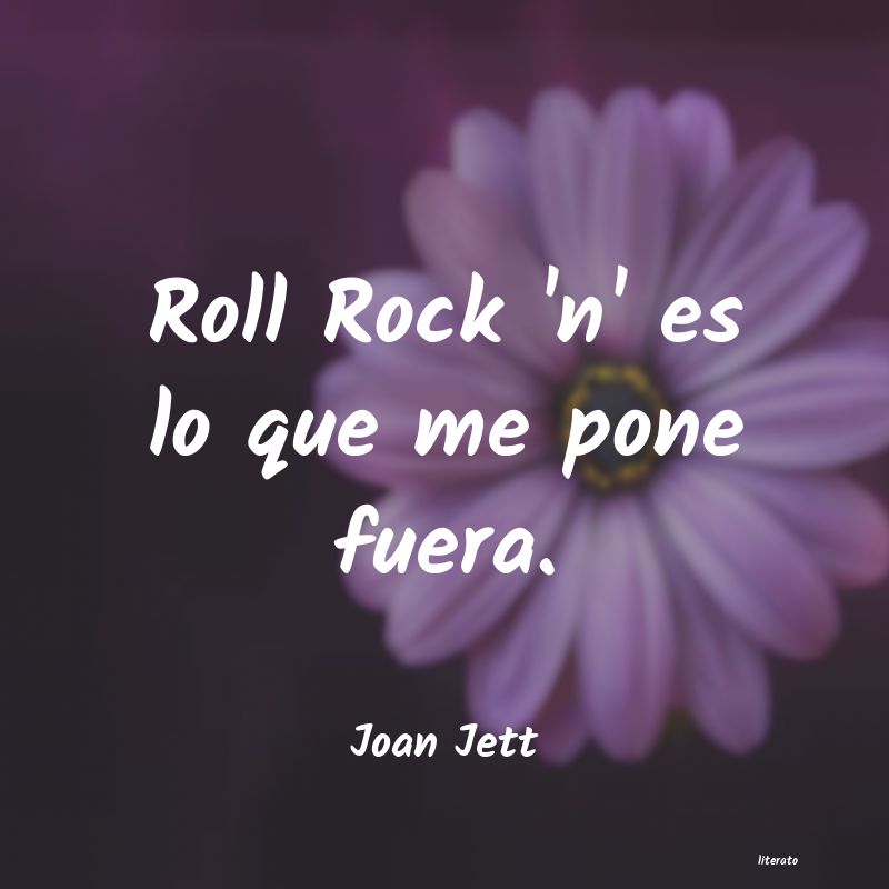 Frases de Joan Jett