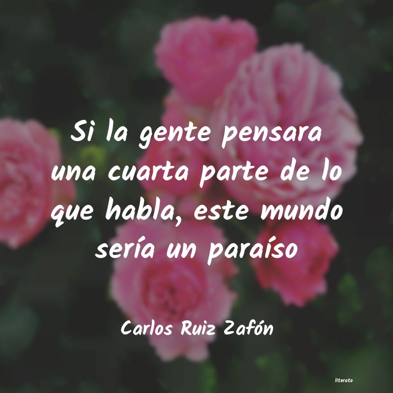 frases de Carlos Ruiz Zafón