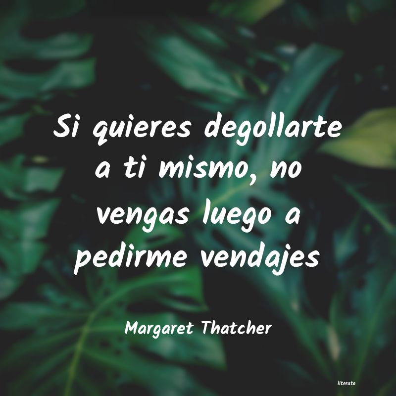 frases de Margaret Thatcher