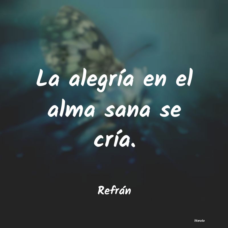 Frases de Refrán