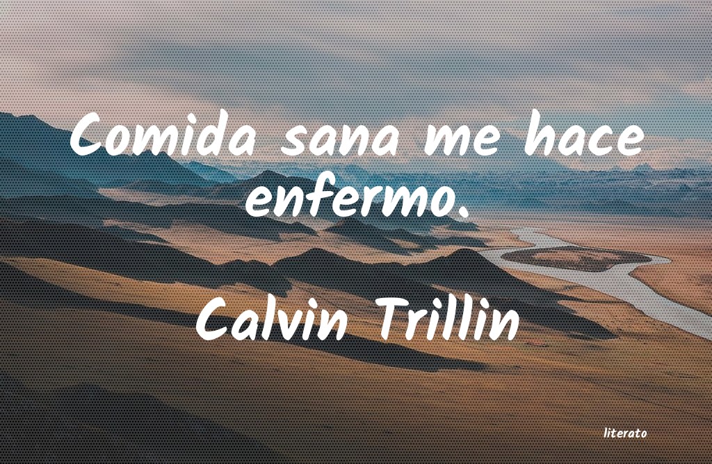 Frases de Calvin Trillin