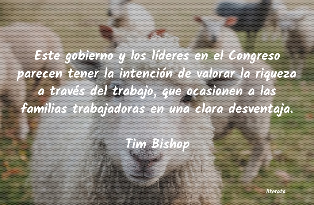 Frases de Tim Bishop