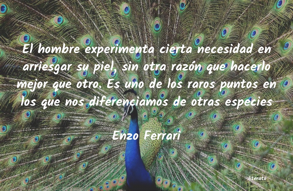 frases de Enzo Ferrari