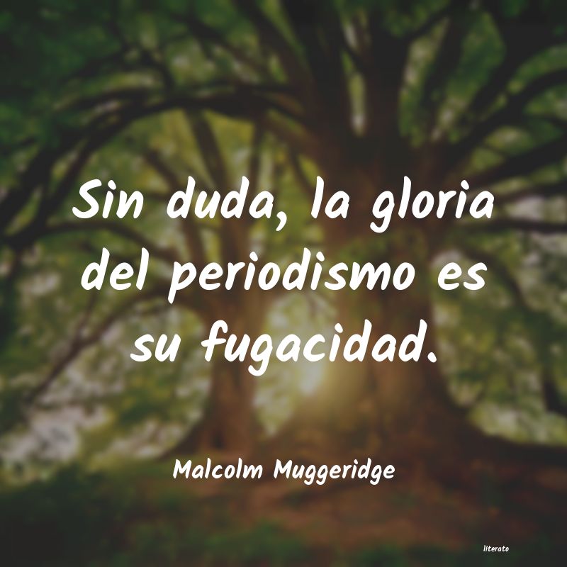 Frases de Malcolm Muggeridge