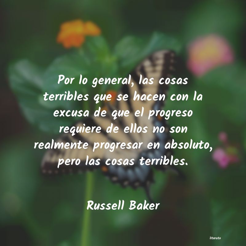 frases de Russell Baker