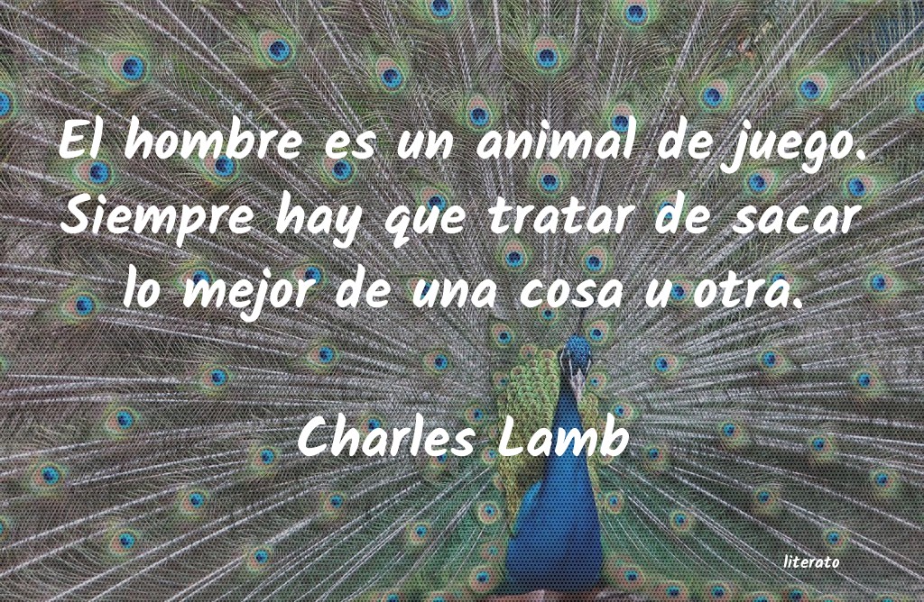 Frases de Charles Lamb