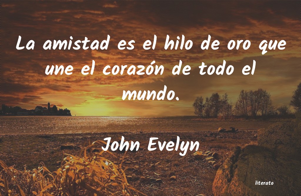 frases de John Evelyn