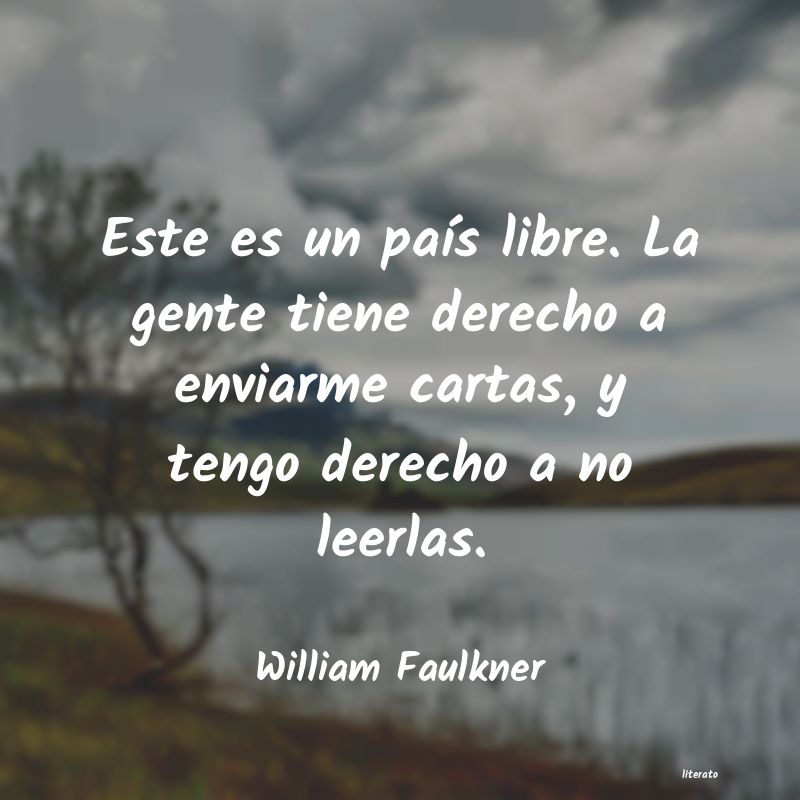 Frases de William Faulkner