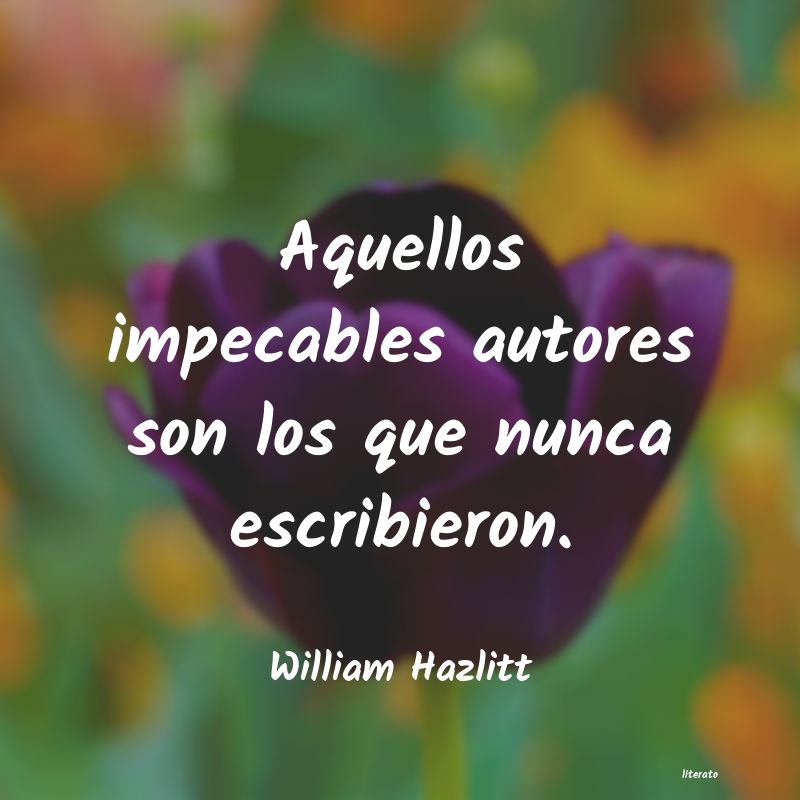 Frases de William Hazlitt