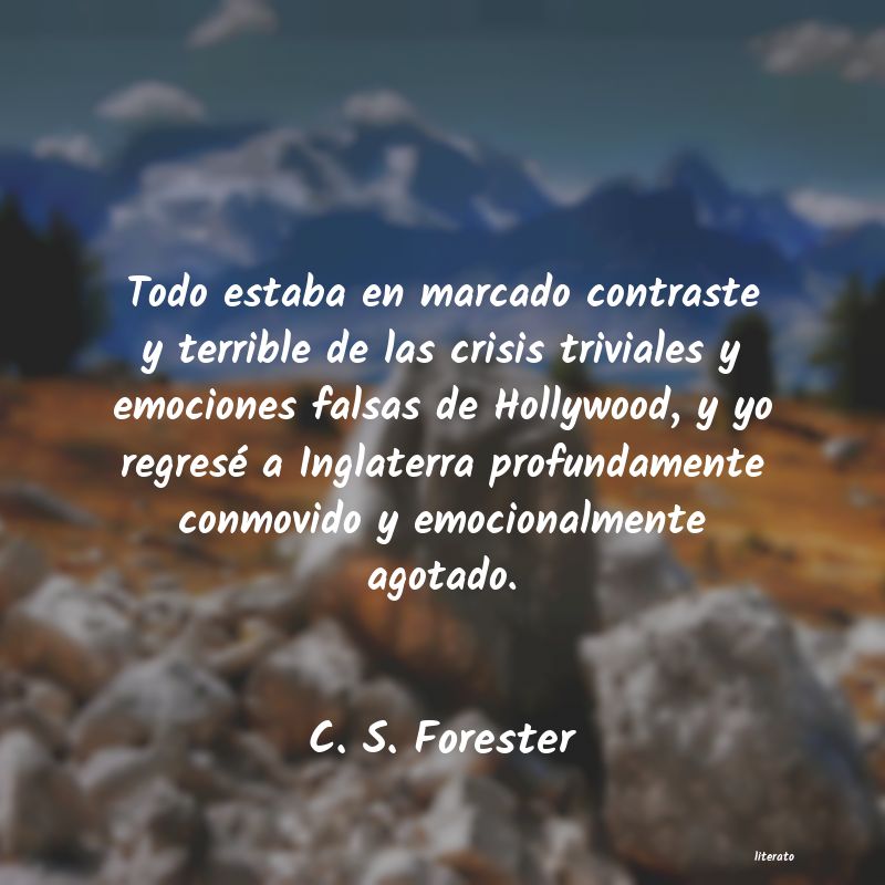 frases de C. S. Forester