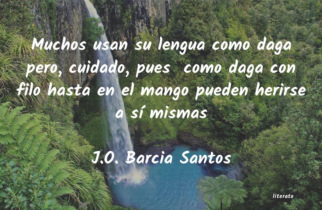 frases de J.O. Barcia Santos
