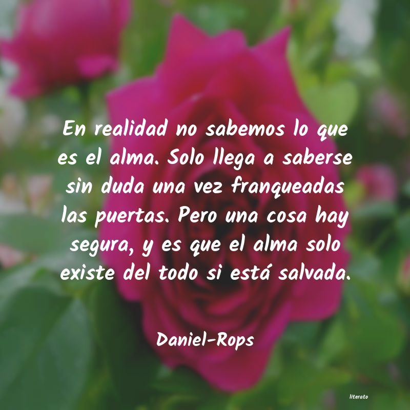 Frases de Daniel-Rops