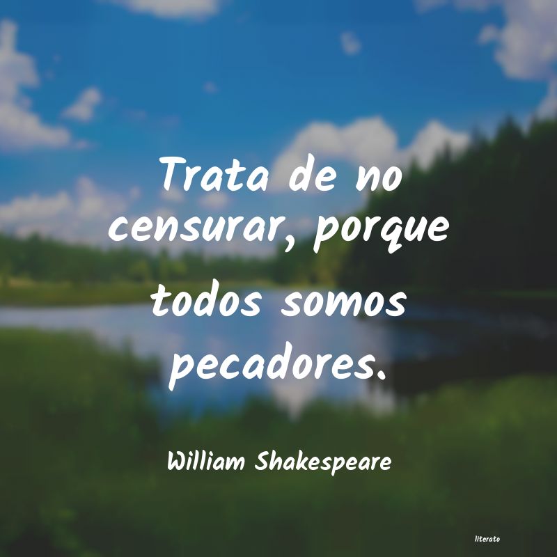 Frases de William Shakespeare