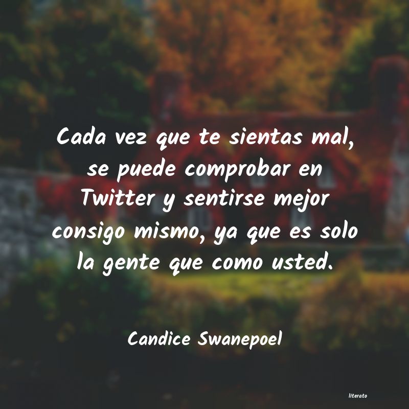 frases de Candice Swanepoel