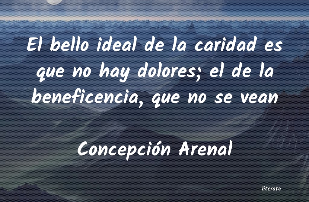 Frases de Concepción Arenal