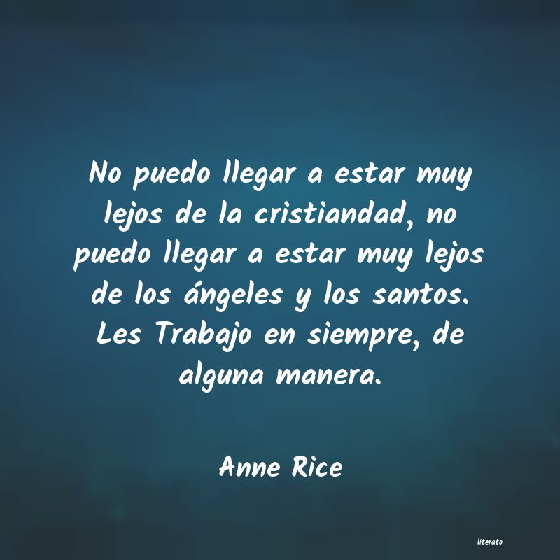 Frases de Anne Rice