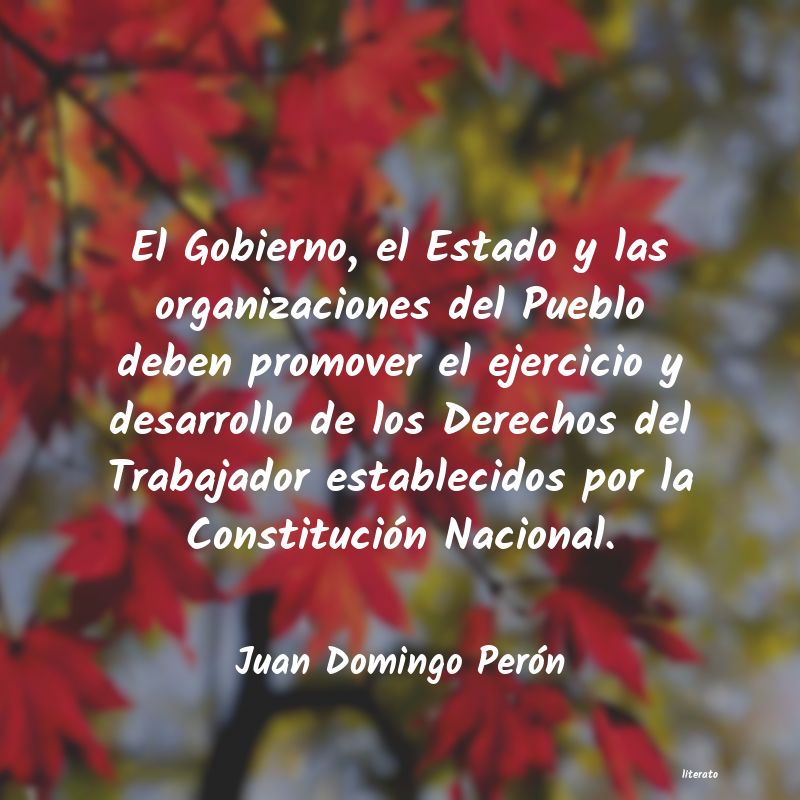 frases de Juan Domingo Perón