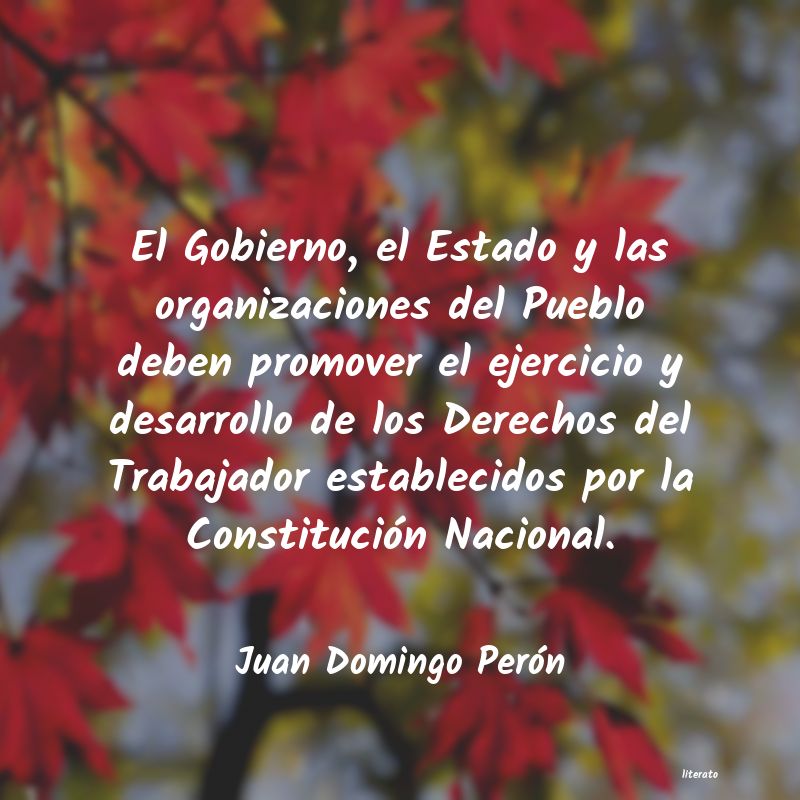 Frases de Juan Domingo Perón