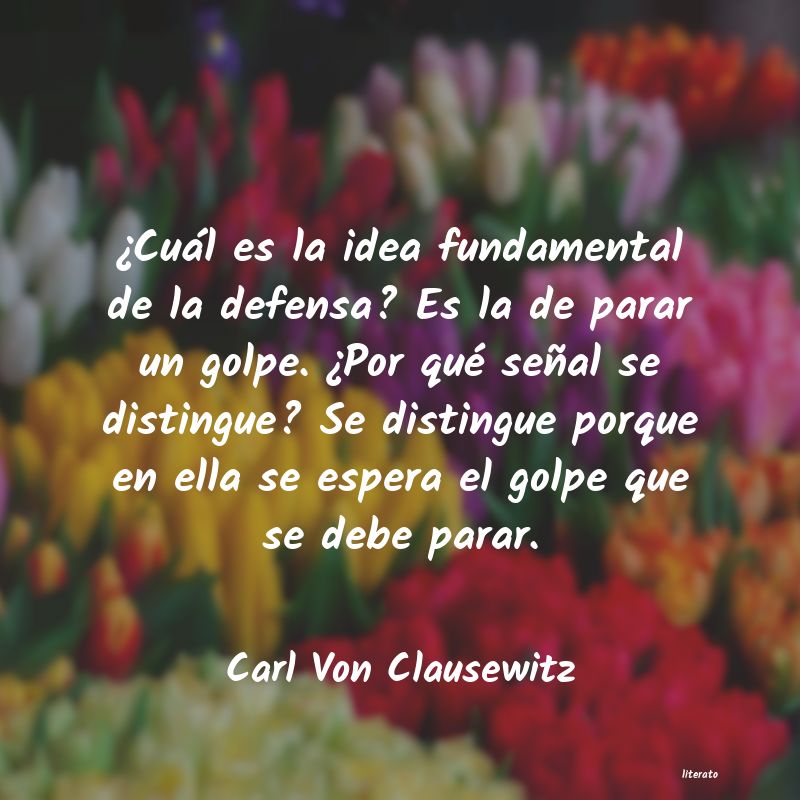 Frases de Carl Von Clausewitz