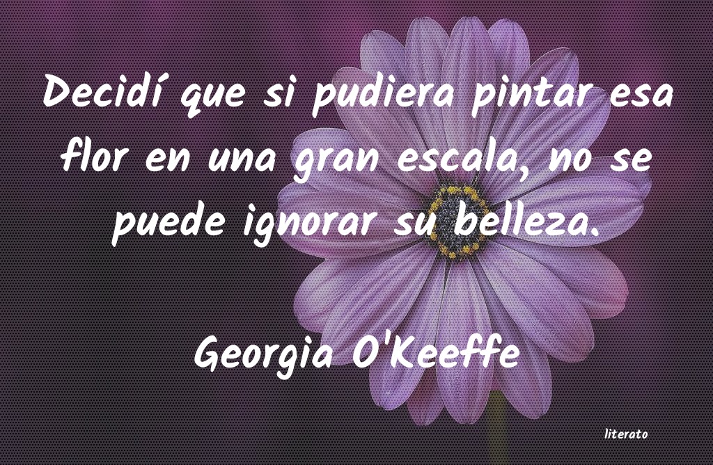 frases de Georgia O'Keeffe