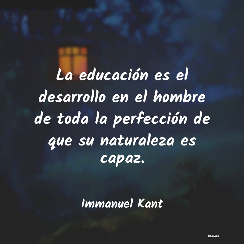 Frases de Immanuel Kant