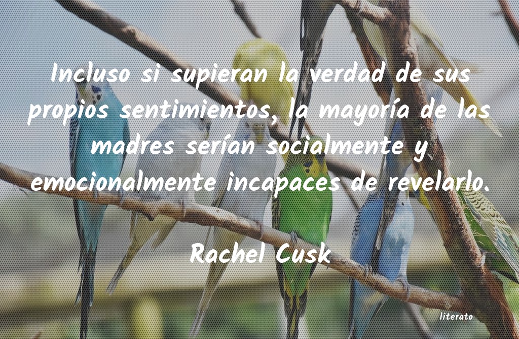 Frases de Rachel Cusk