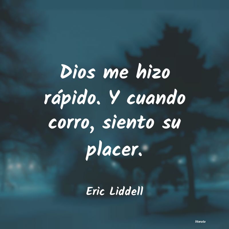 frases de Eric Liddell