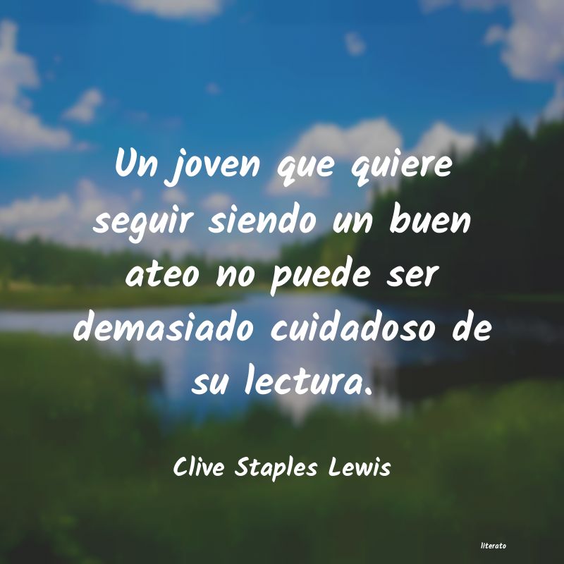 Frases de Clive Staples Lewis