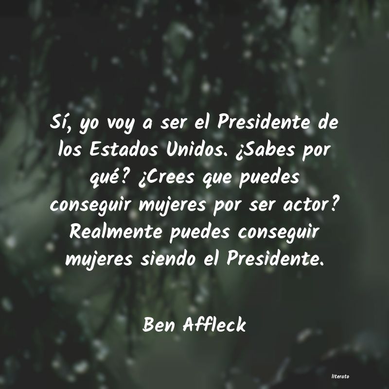 frases de Ben Affleck