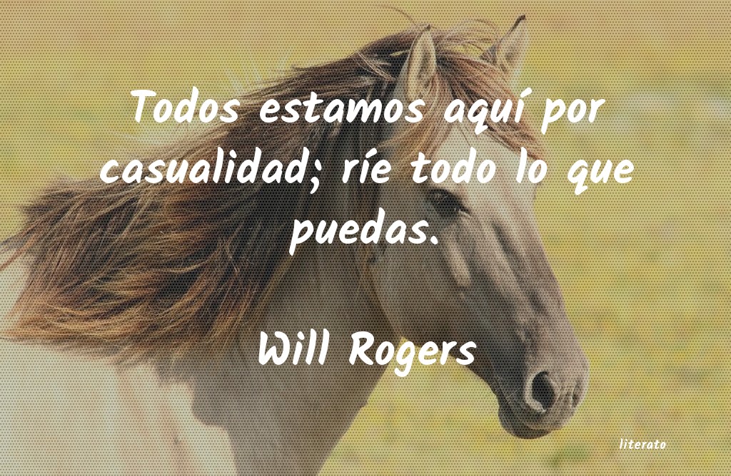 frases de Will Rogers