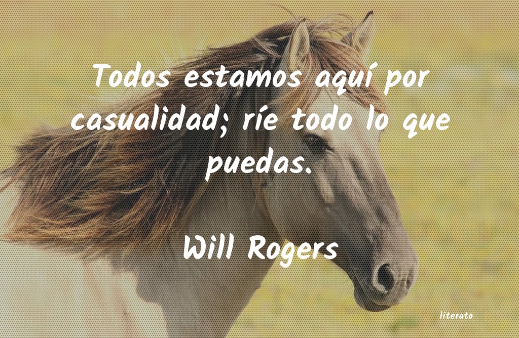 Frases de Will Rogers