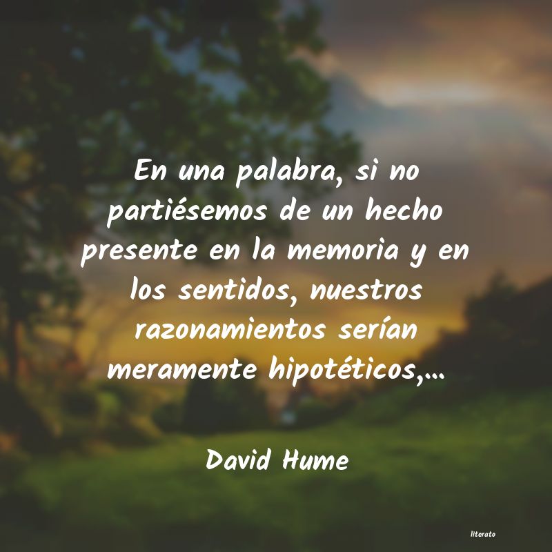 frases de David Hume