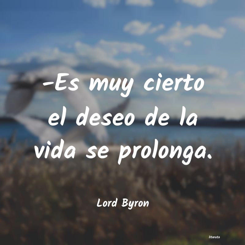 frases de Lord Byron