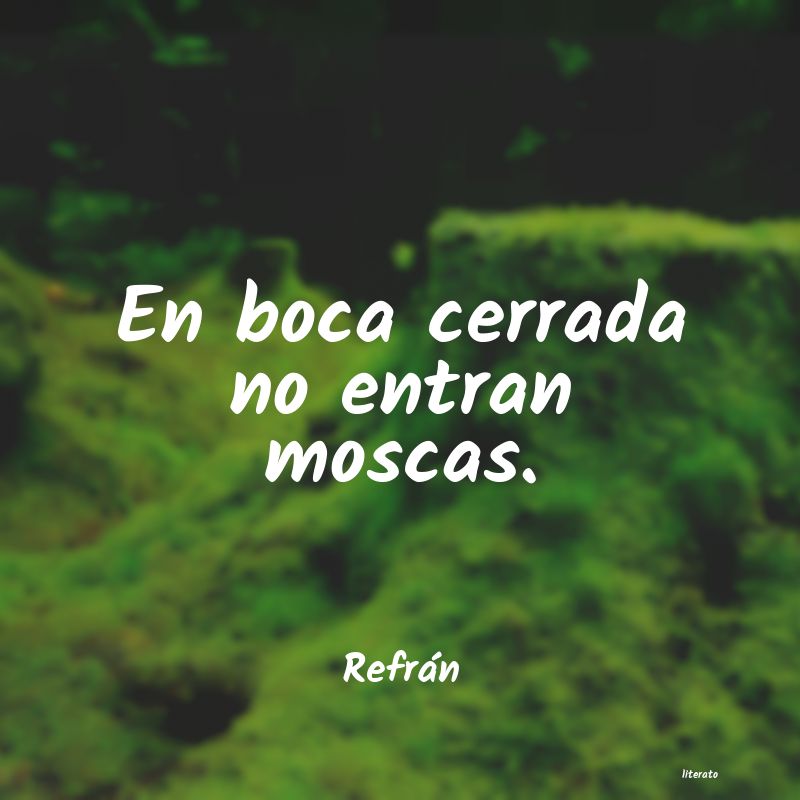 Frases de Refrán